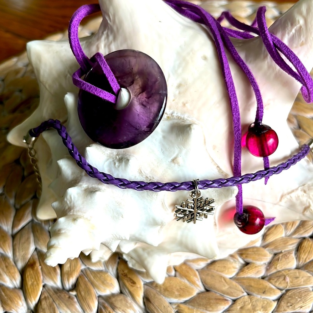 Hand made necklace and bracelet